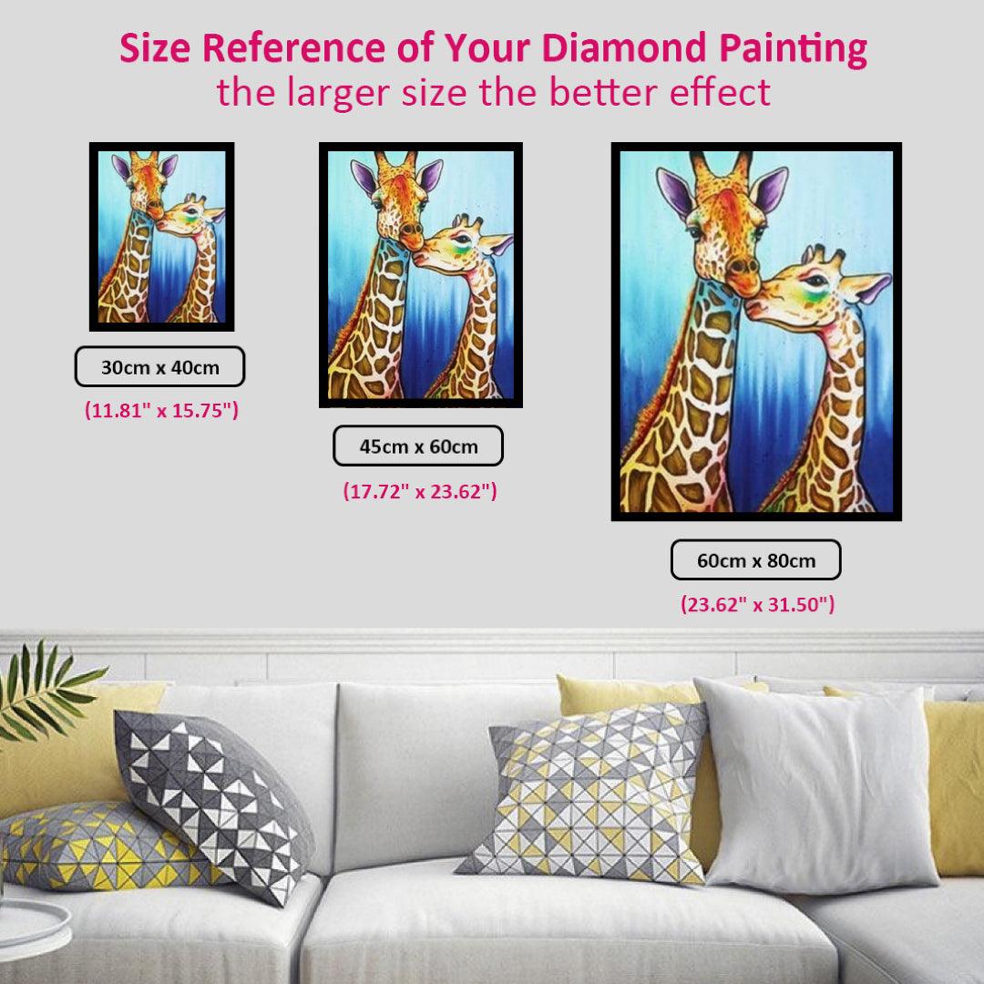 Giraffe Kiss Diamond Painting