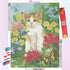 Cute Cat in Flowers Diamond Painting