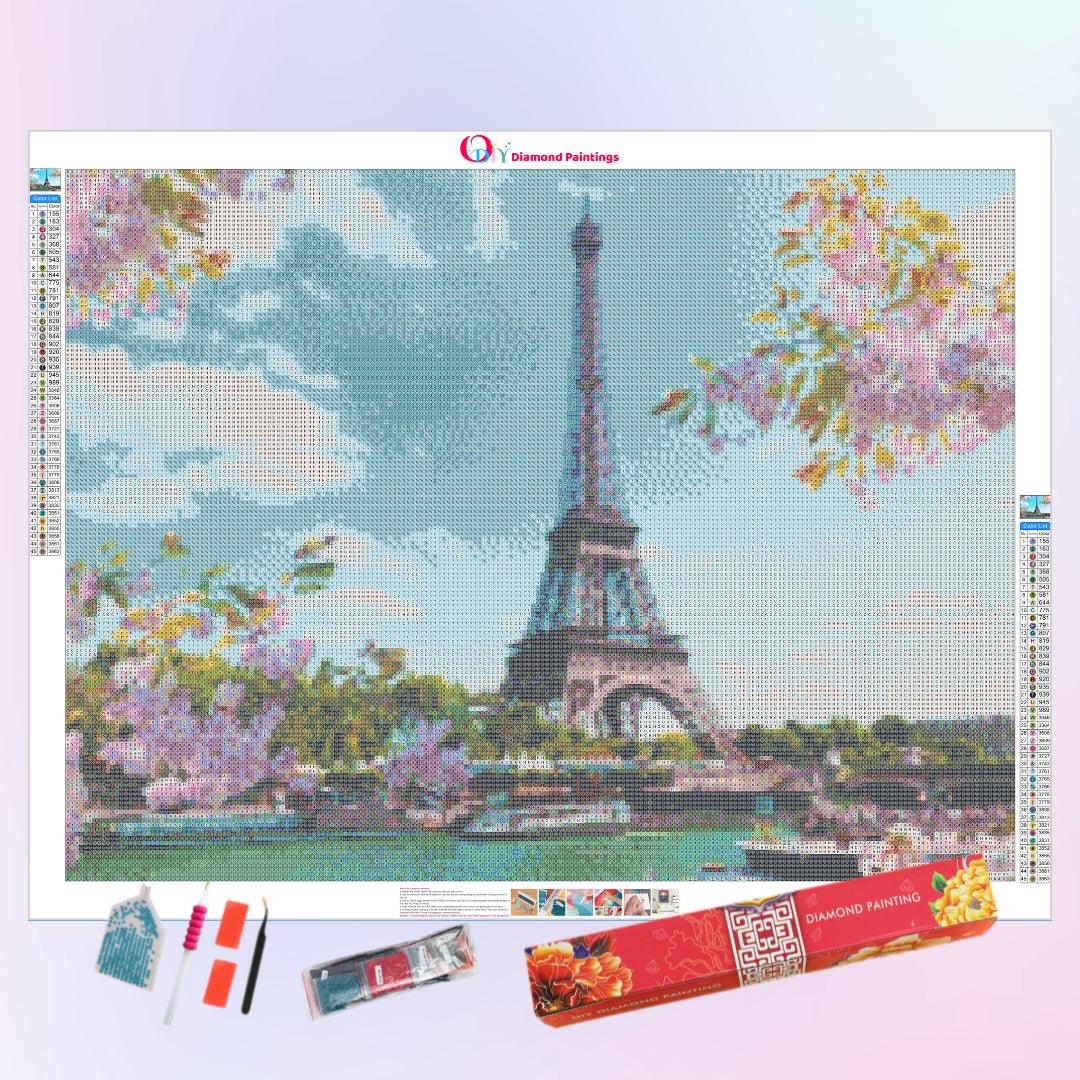 Eiffel Tower in the Spring Diamond Painting
