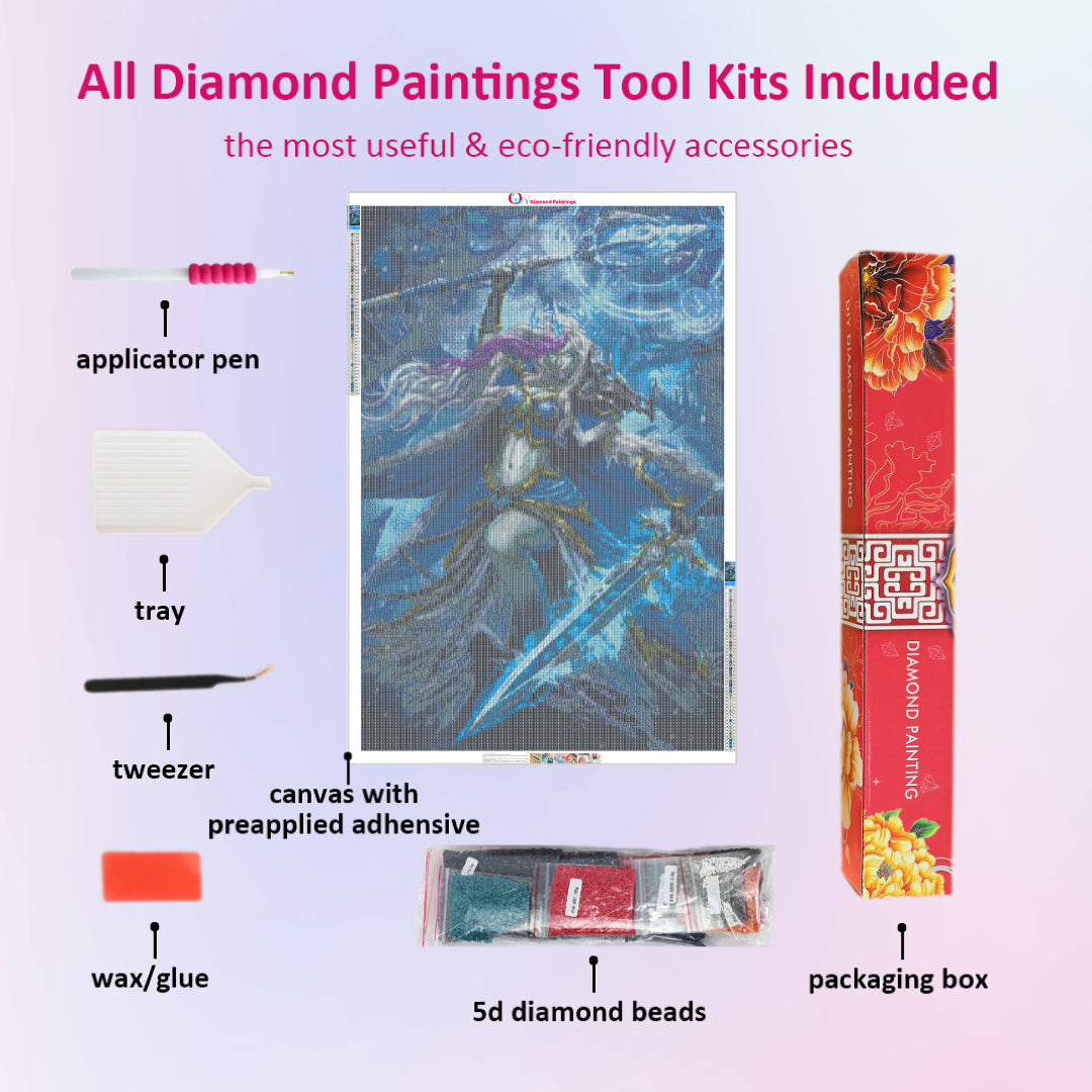 frost-lich-jaina-world-of-warcraft-diamond-painting-kit
