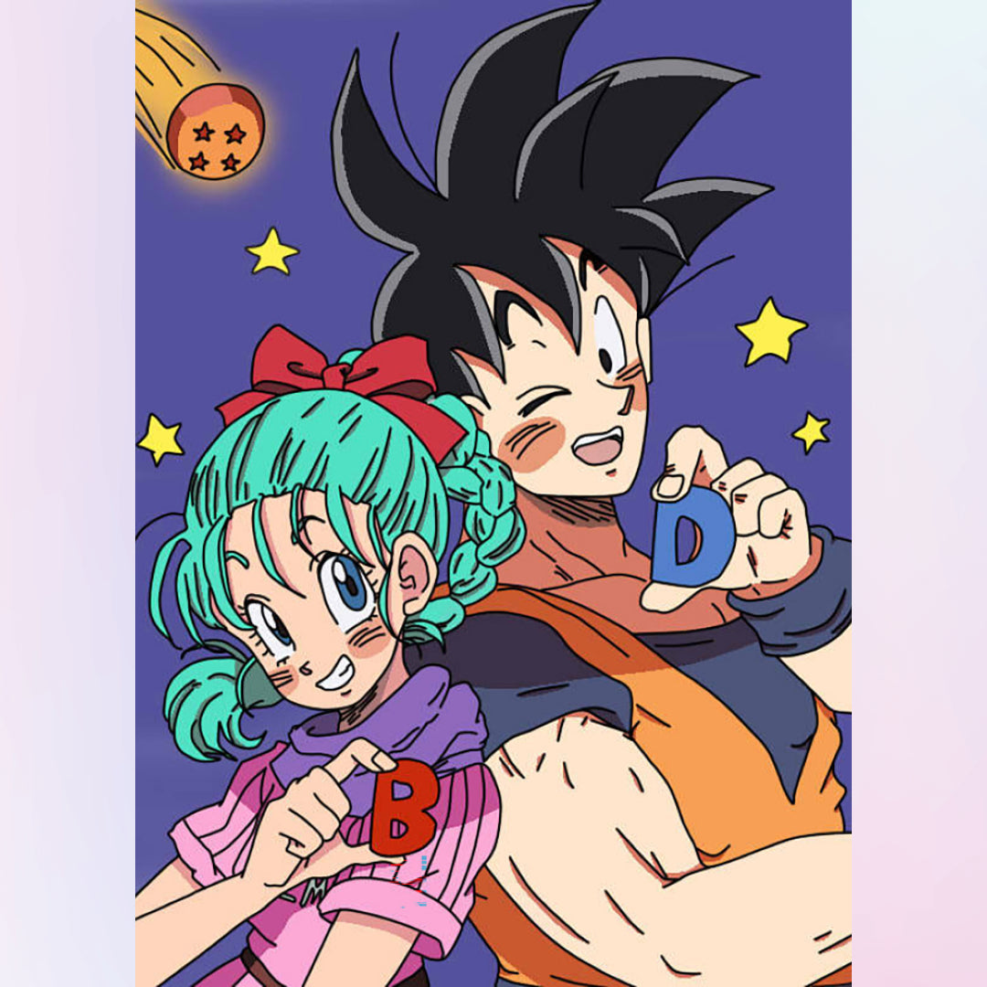 goku-and-bulma-diamond-painting-art