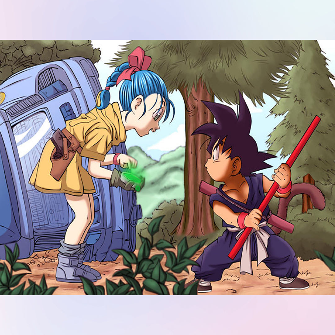 goku-and-bulma-first-encounter-diamond-painting-art