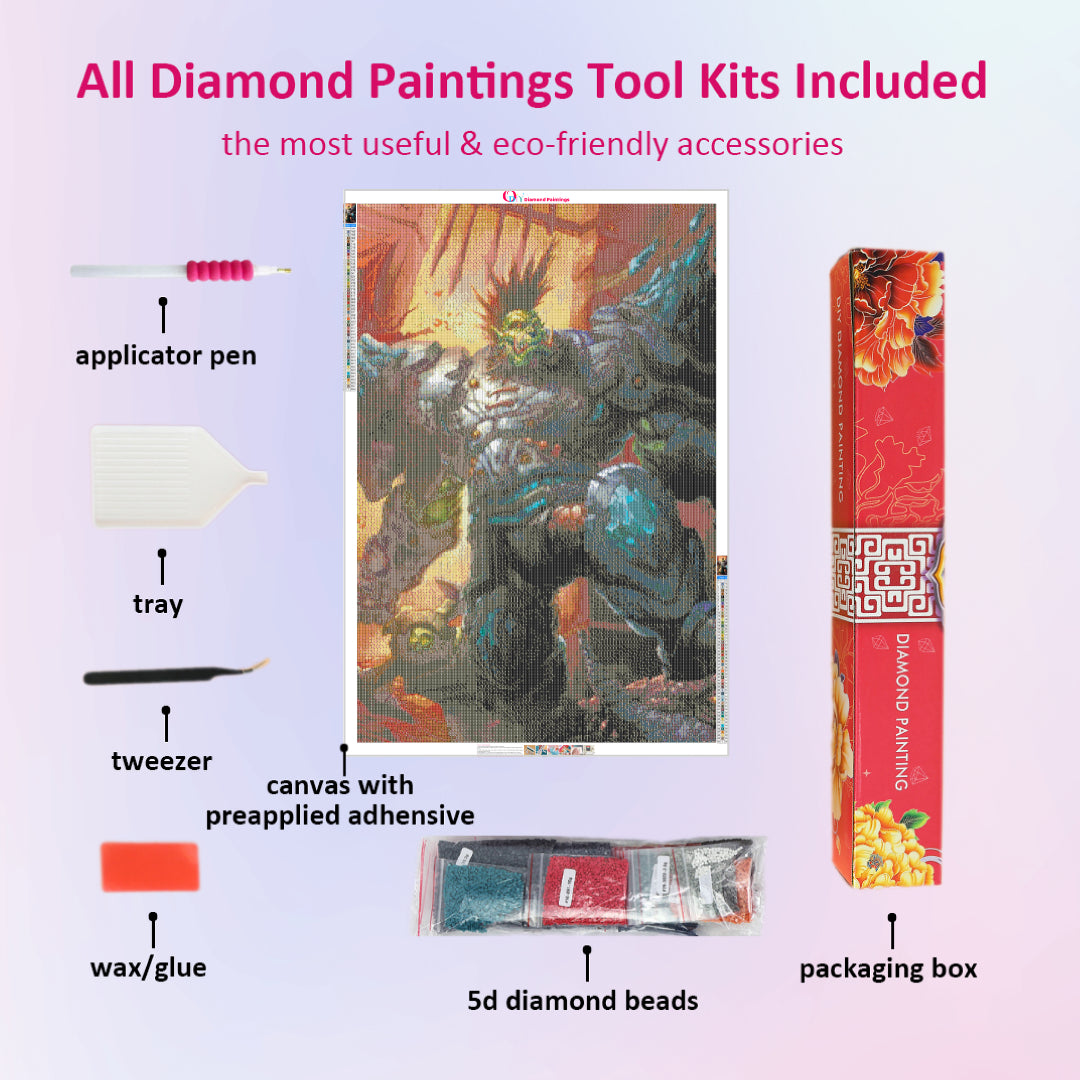 gurzak-of-ogrimmar-warcraft-diamond-painting-kit