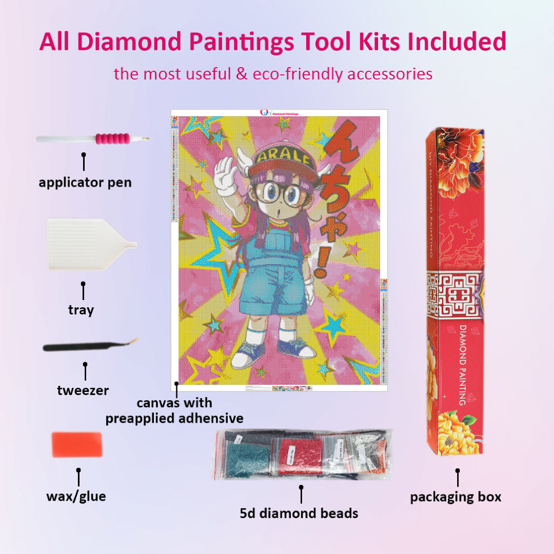 hello-arale-diamond-painting-kit