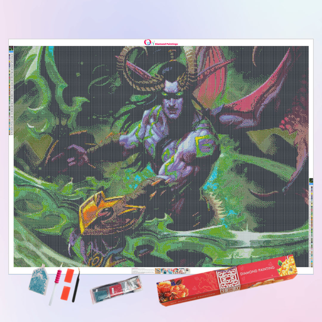 illidan-stormrage-world-of-warcraft-diamond-painting-kit