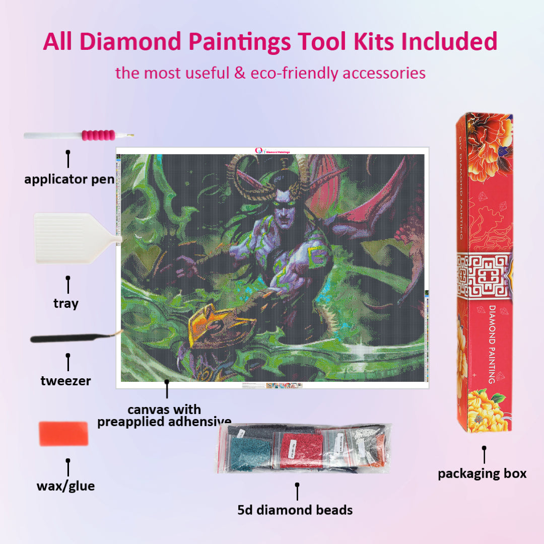 illidan-stormrage-world-of-warcraft-diamond-painting-kit