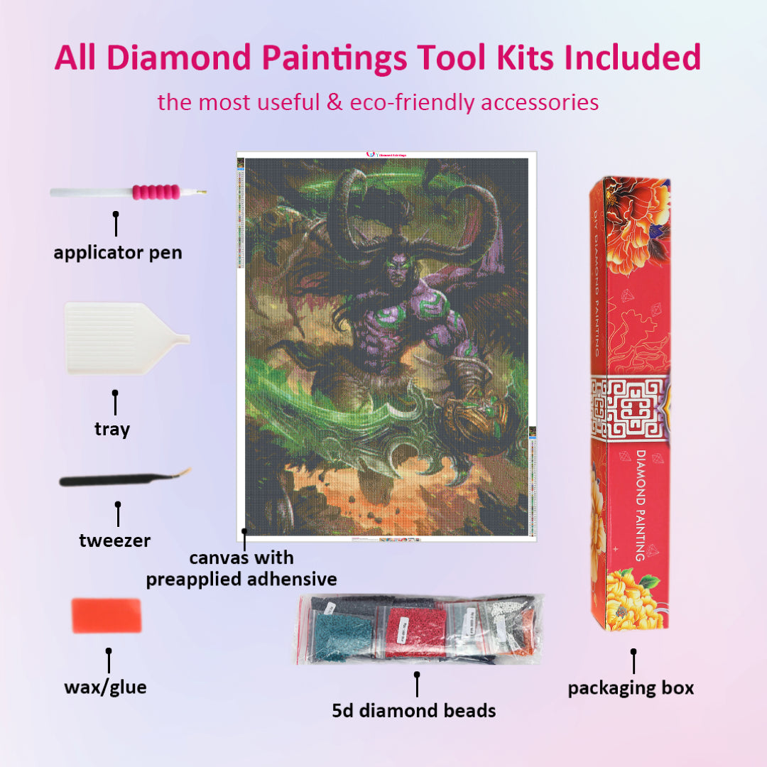 illidan-stormrage-world-of-warcraft-diamond-painting-kit