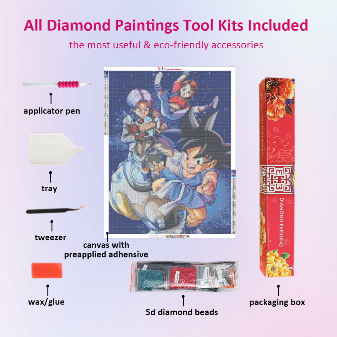 kid-goku-trunks-pan-diamond-painting-art