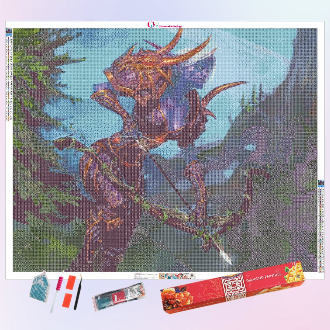 nordrassil-scout-world-of-warcraft-diamond-painting-kit