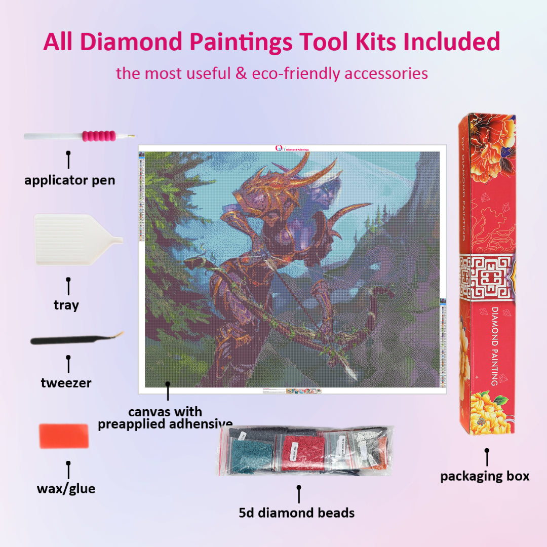 nordrassil-scout-world-of-warcraft-diamond-painting-kit