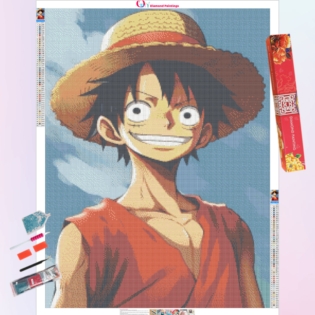 One Piece Luffy Diamond Painting Kits for Adults 20% Off Today – DIY Diamond  Paintings