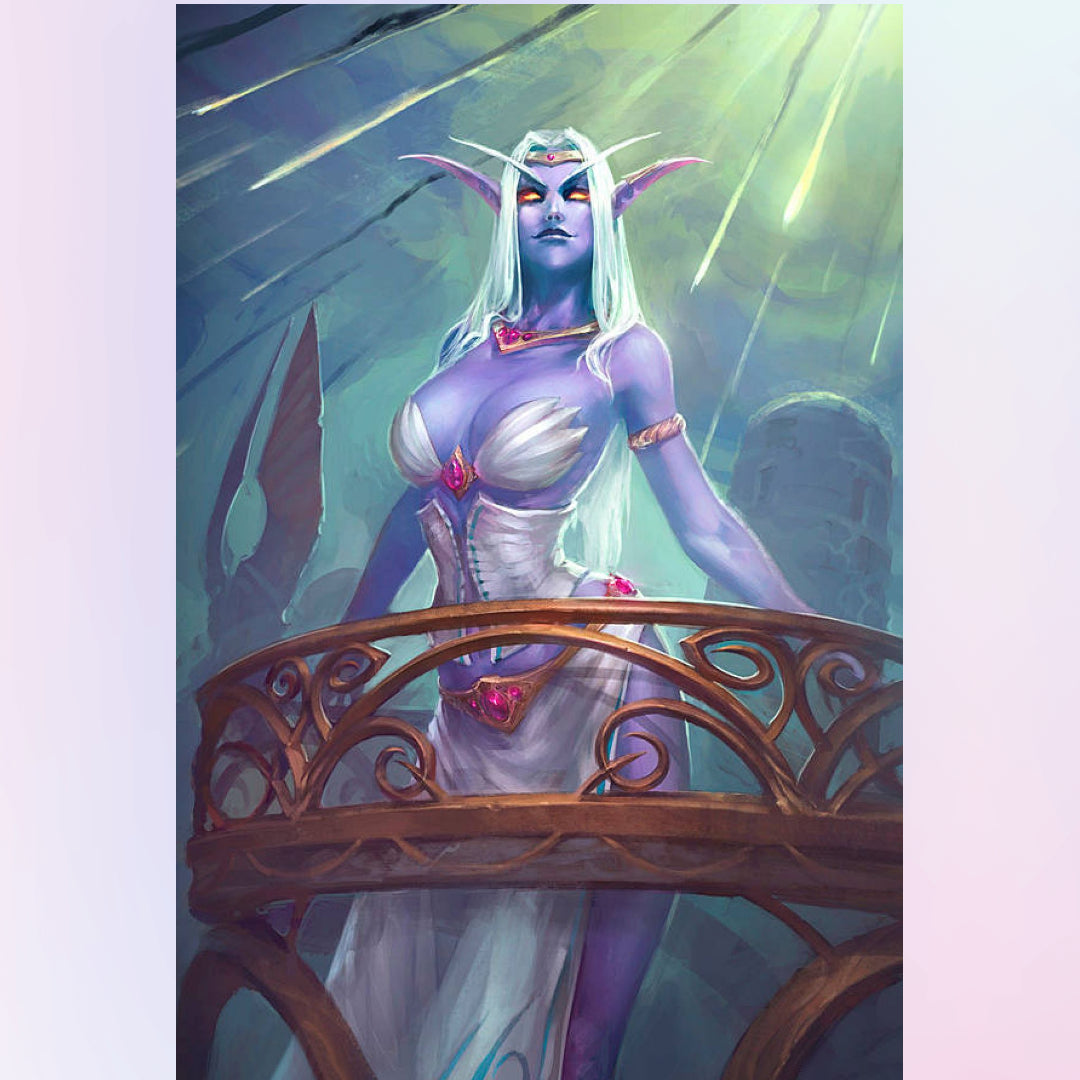 queen-azshara-world-of-warcraft-diamond-painting-kit