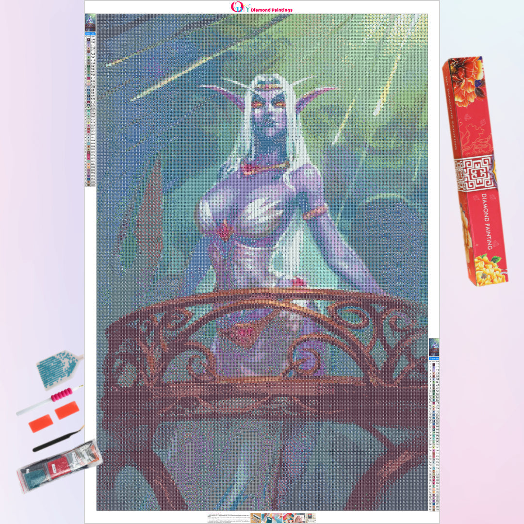 queen-azshara-world-of-warcraft-diamond-painting-kit