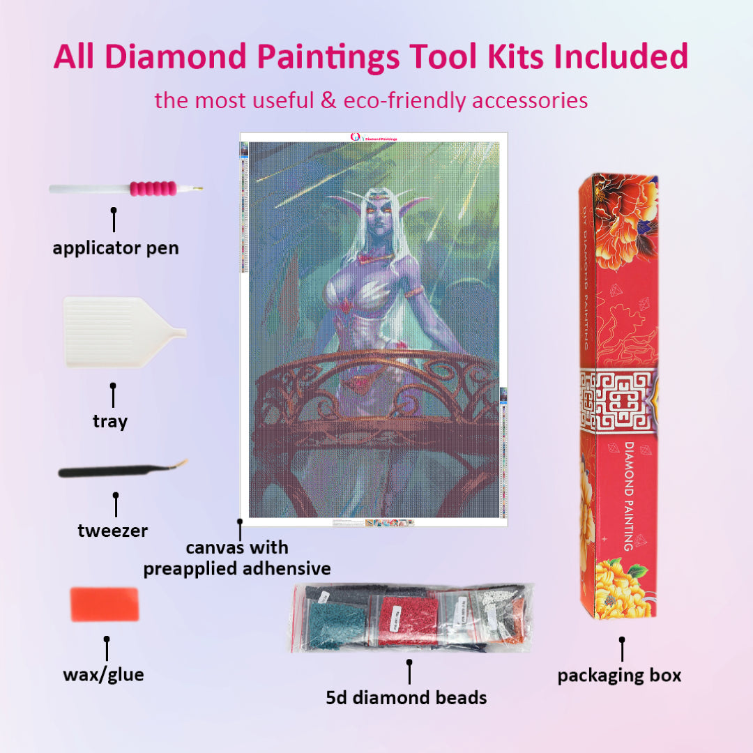 queen-azshara-world-of-warcraft-diamond-painting-kit