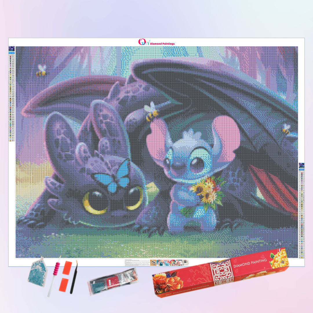 Stitch With Tongue Out – Diamond Paintings