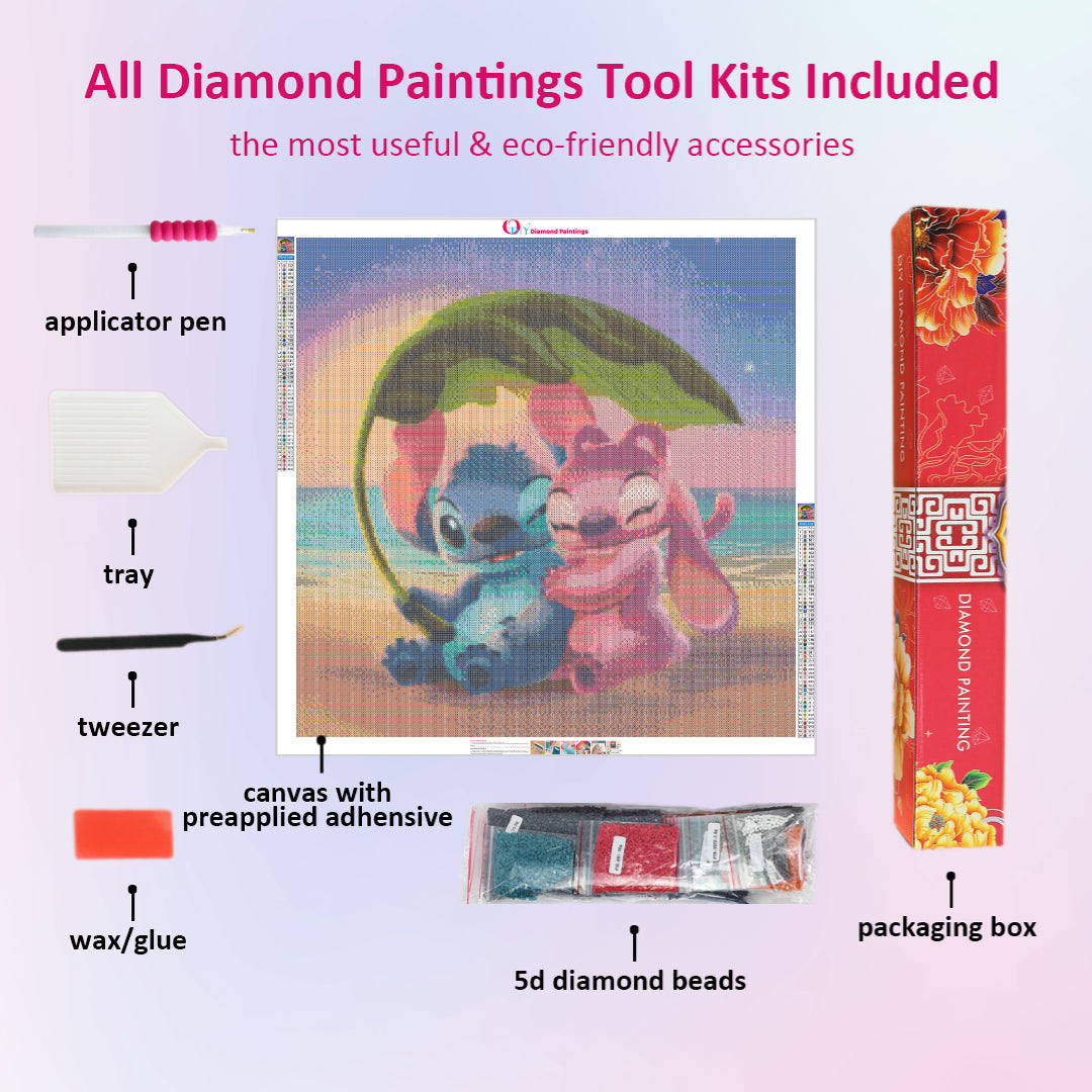 Stitch And Angel - Diamond Paintings 