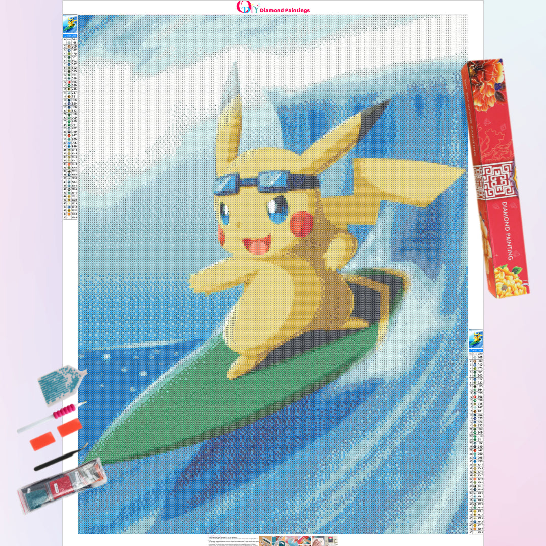 Pikachu diamond painting kit