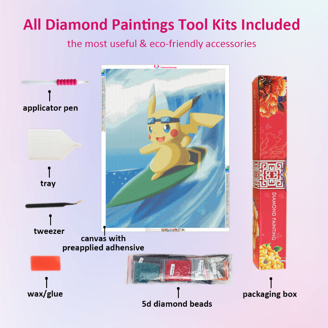 surfing-pikachu-diamond-painting-art