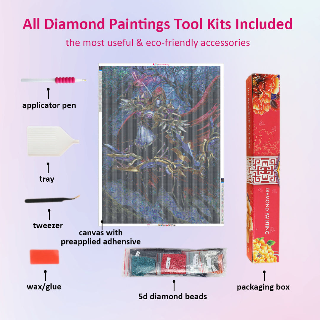 sylvanas-windrunner-world-of-warcraft-diamond-painting-kit