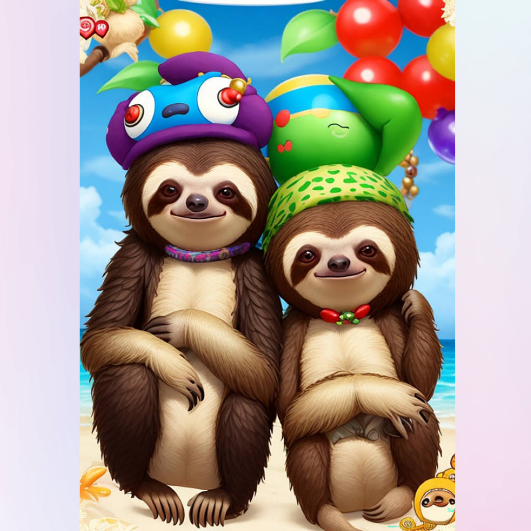 two-sloths-diamond-painting-art