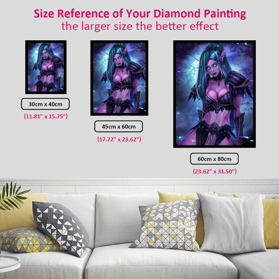 tyrande-dark-priestess-wow-diamond-painting-kit