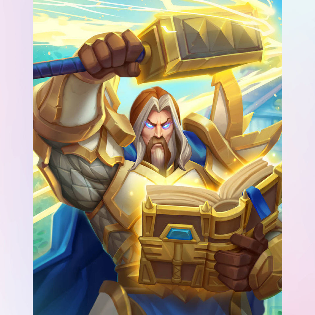 uther-lightbringer-world-of-warcraft-diamond-painting-kit