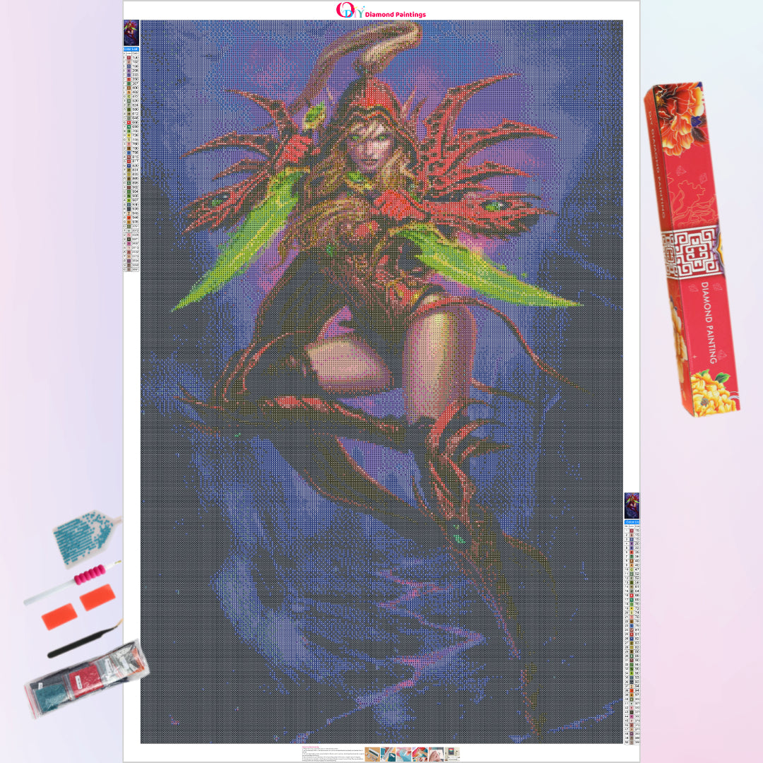 valeera-sanguinar-world-of-warcraft-diamond-painting-kit