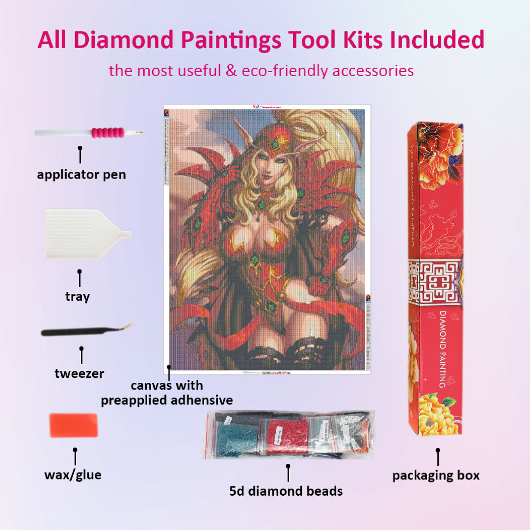 valeera-sanguinar-world-of-warcraft-diamond-painting-kit